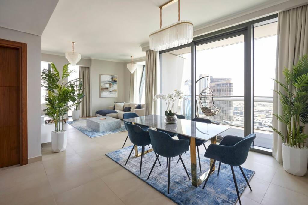 Apartmán Larbi Breathtaking Burj And Fountain View Luxurious 2 Bed Dubaj Exteriér fotografie